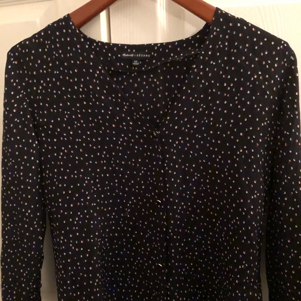 Madewell XS silk blouse